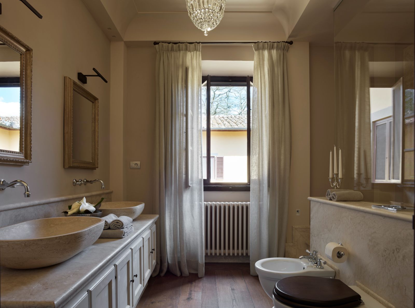 Bathroom 2 at Castello San Lorenzo in Tuscany