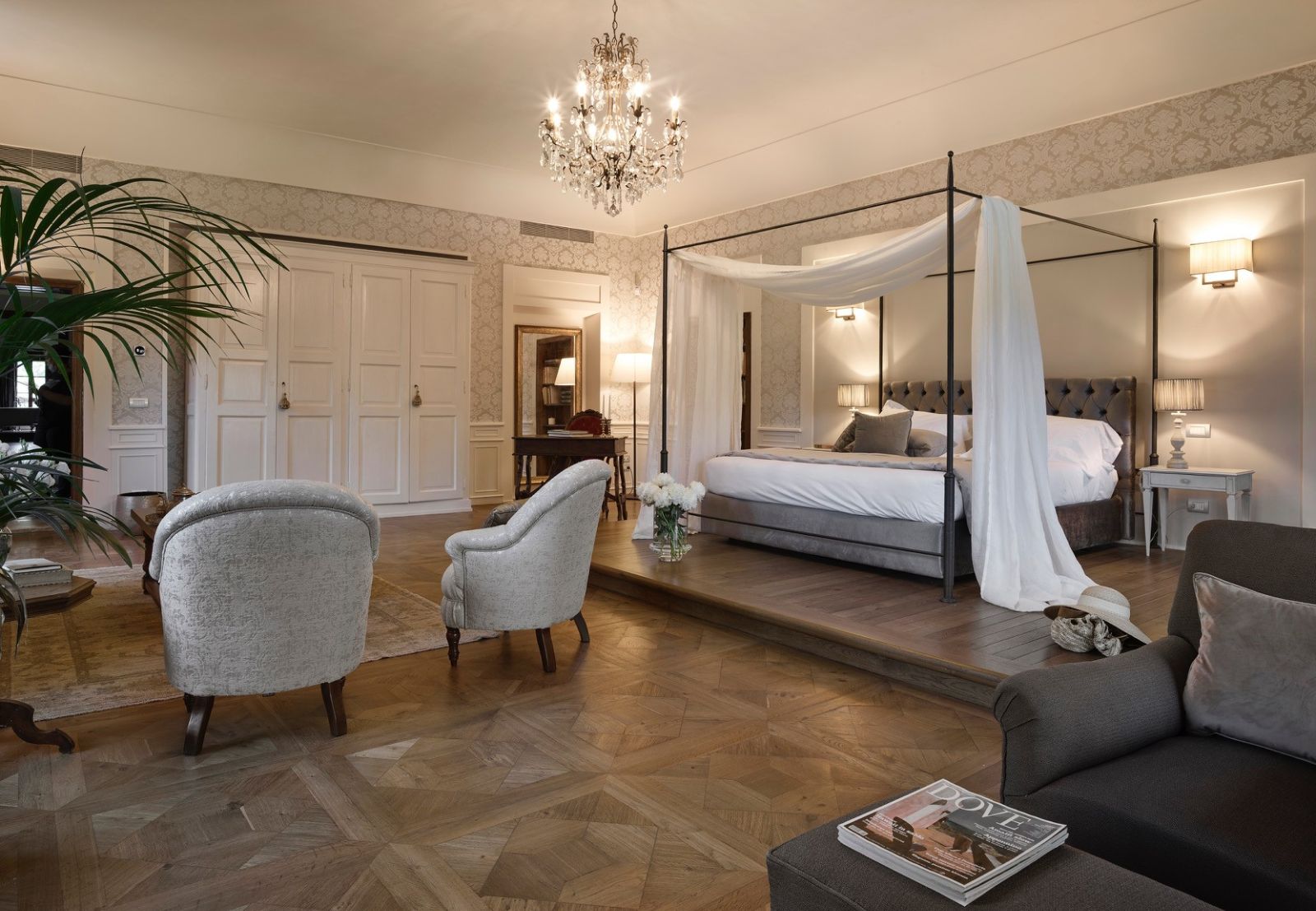 Master Suite at Castello San Lorenzo in Tuscany