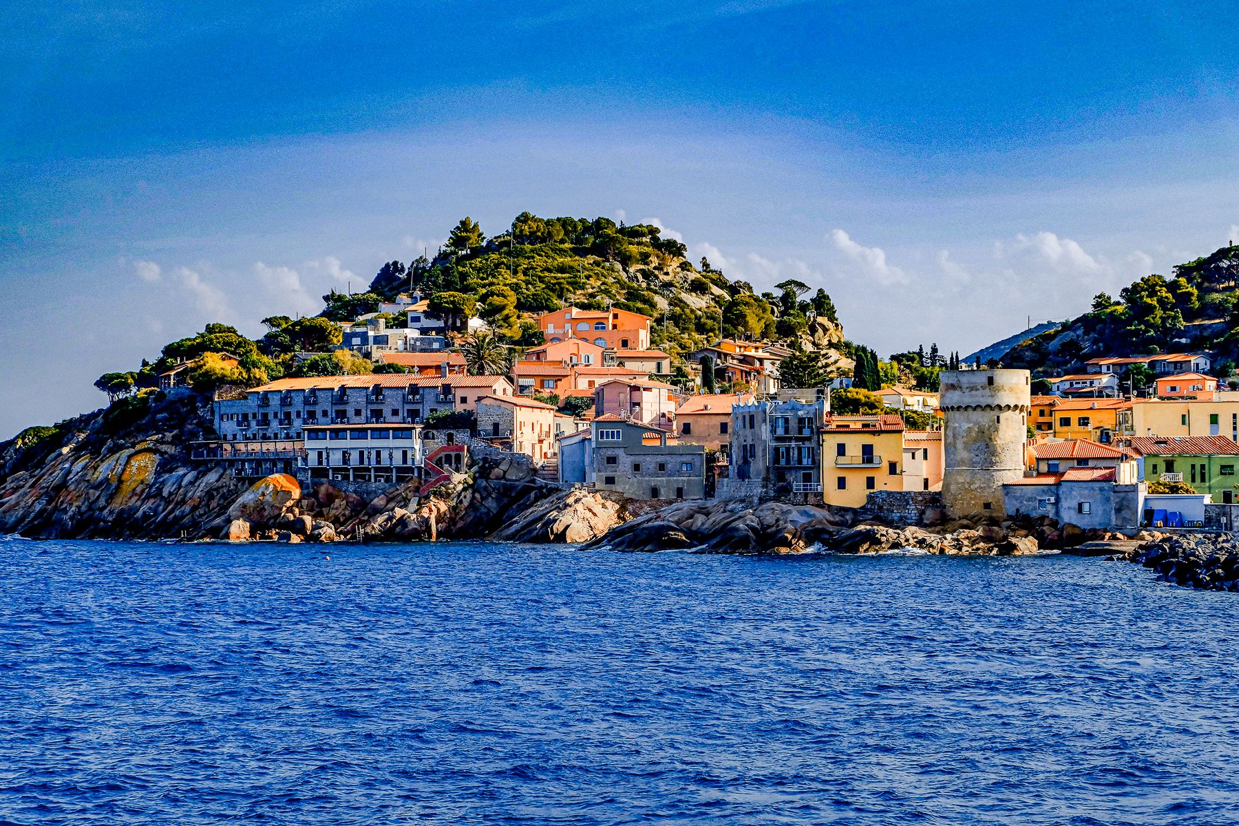 Waterfront at Giglio in Tuscany