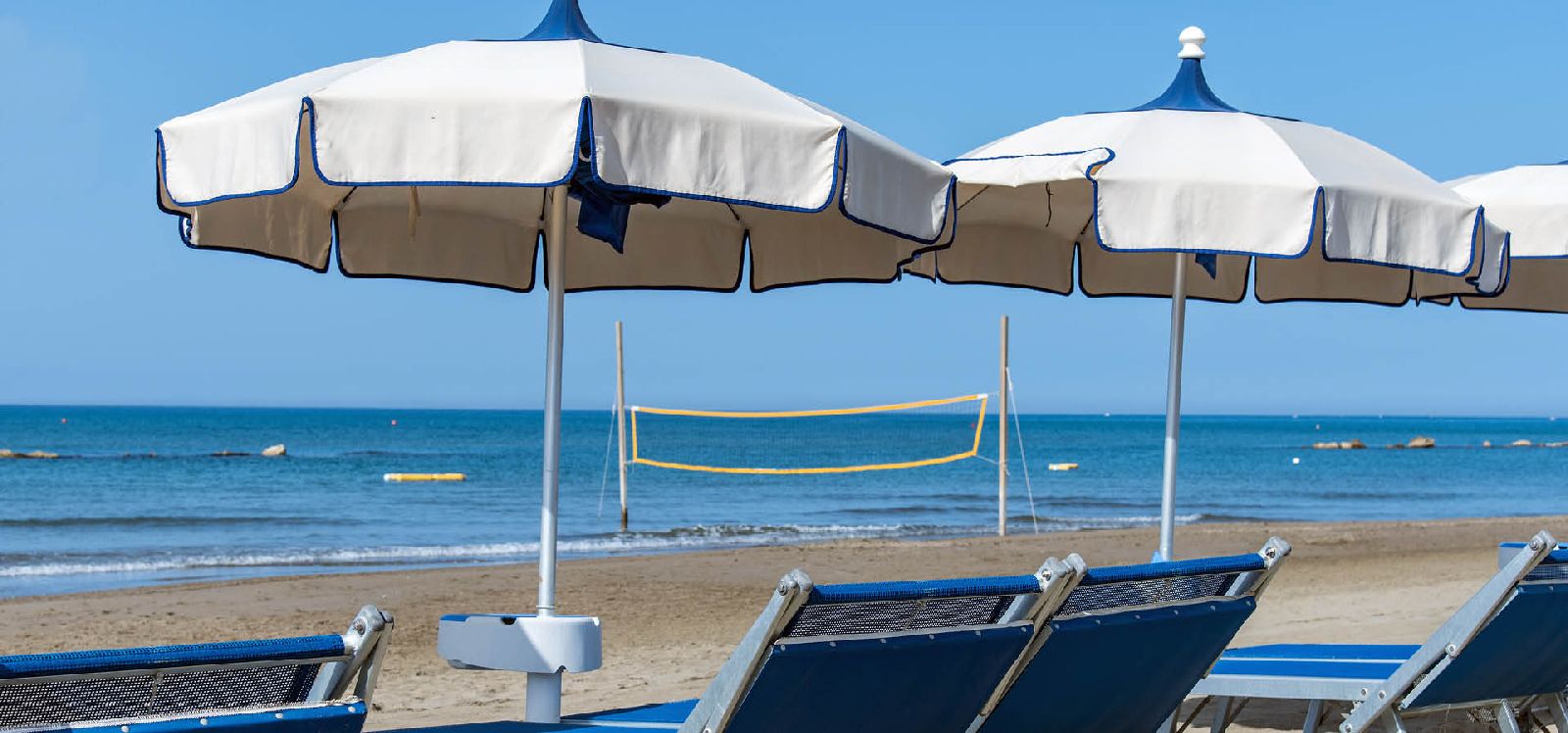 The beach near villa La Civetta in Tuscany