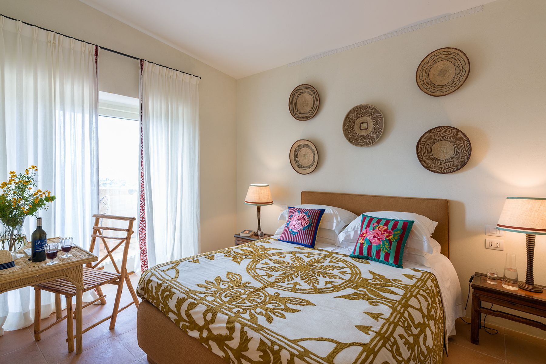 Bedroom 2 at La Collina Farmhouse
