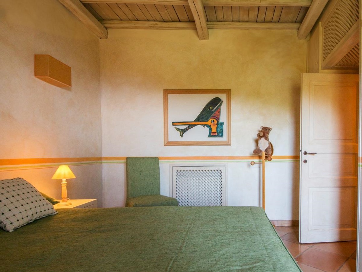A bedroom at La Feniglia.