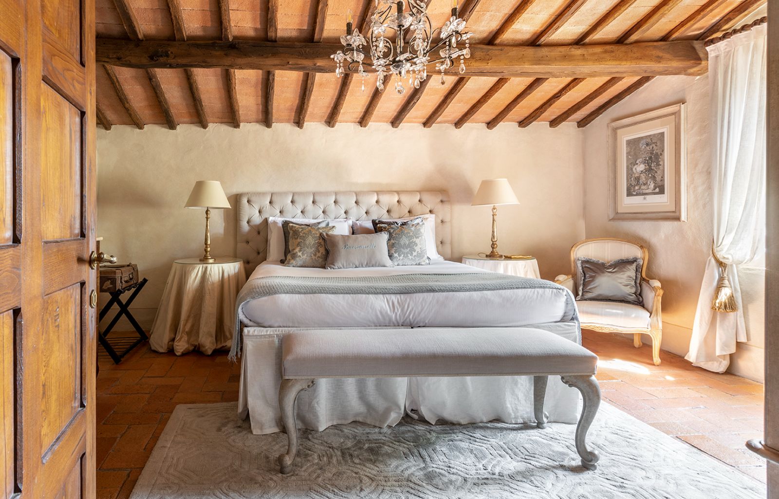 Bedroom at La Tenuta in Tuscany