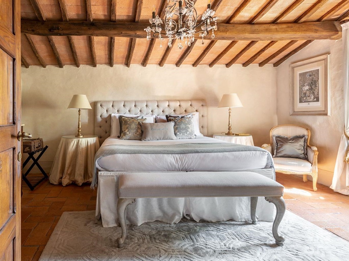 Bedroom at La Tenuta in Tuscany