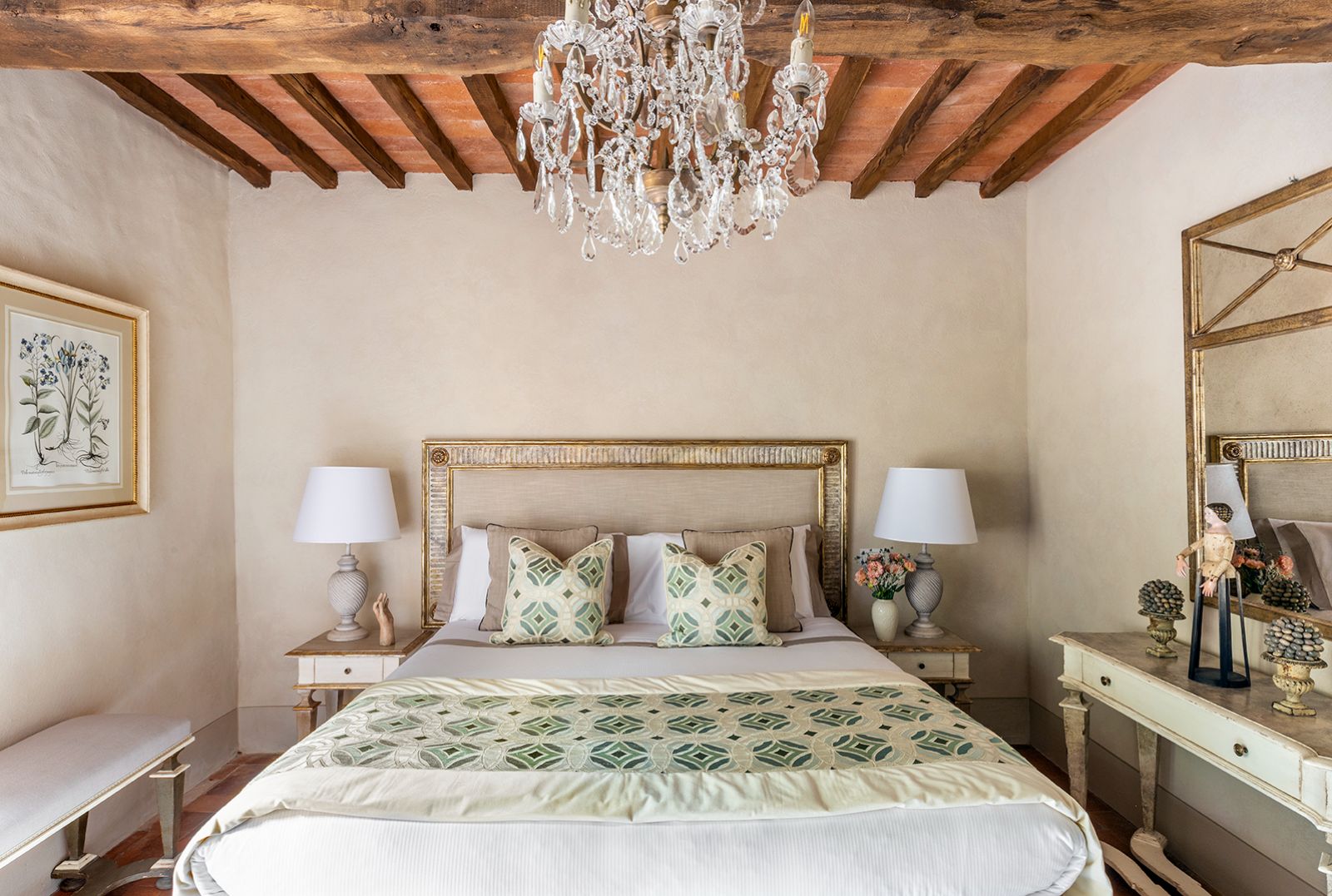 Bedroom at La Tenuta in Tuscany