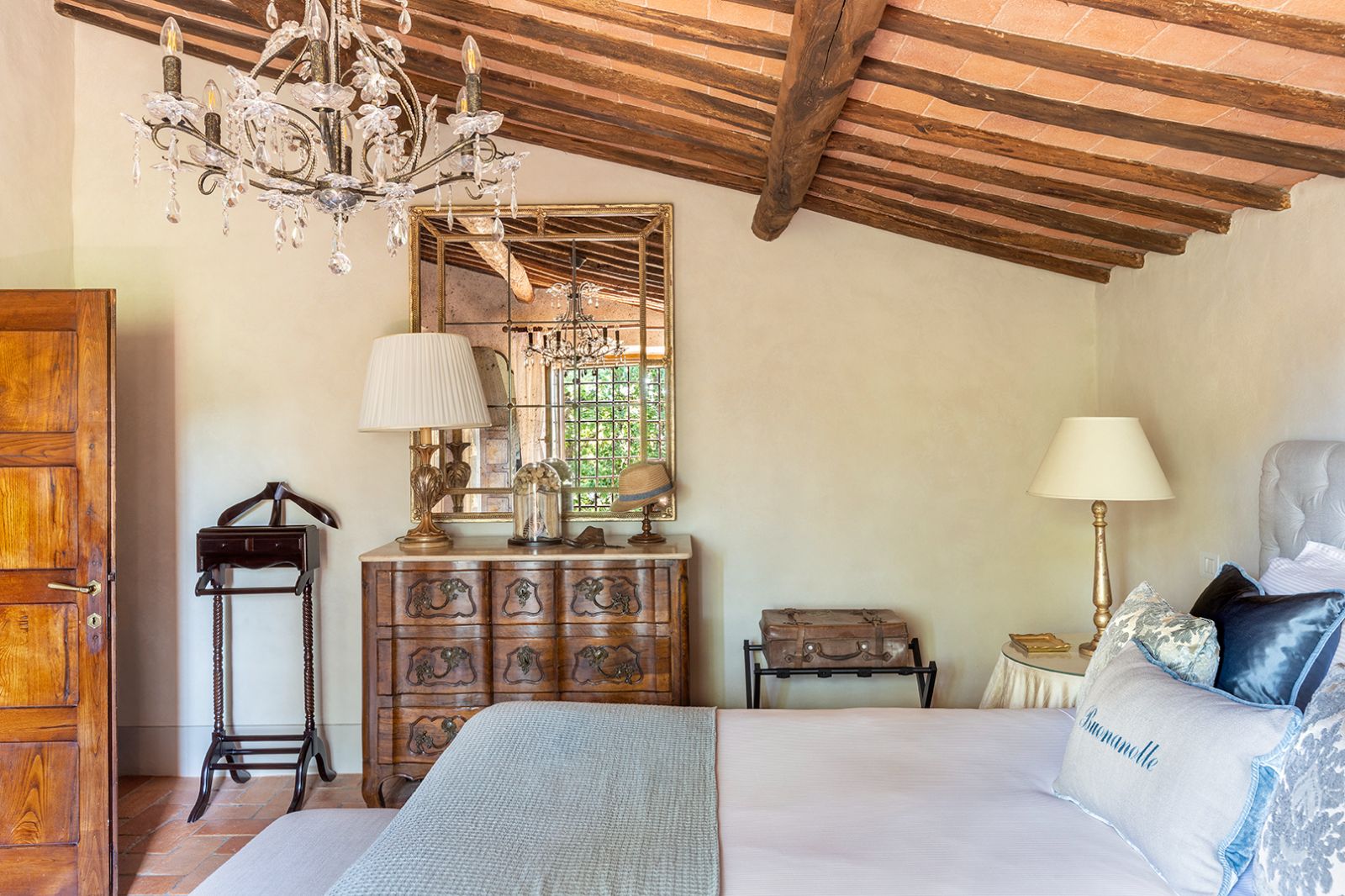 Bedroom at at La Tenuta in Tuscany