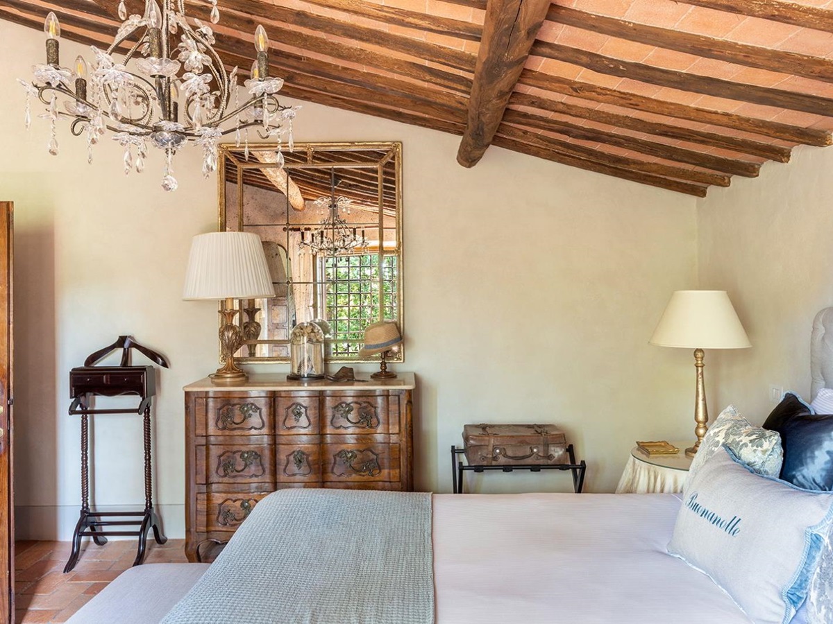 Bedroom at at La Tenuta in Tuscany