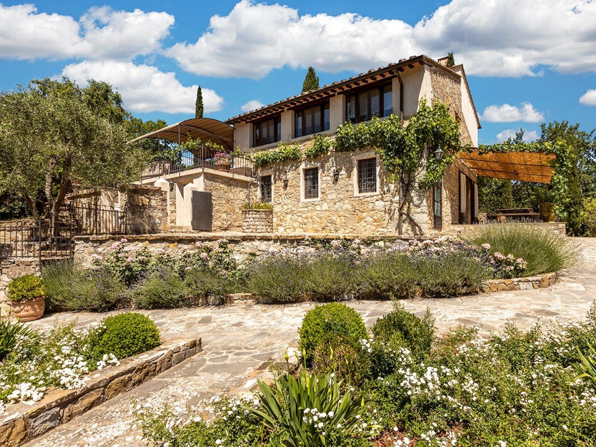 Exterior of La Tenuta in Tuscany
