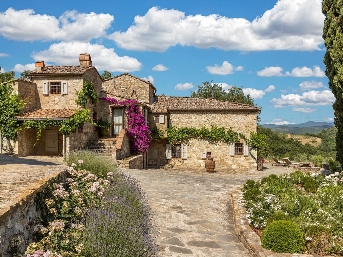 Exterior of La Tenuta in Tuscany