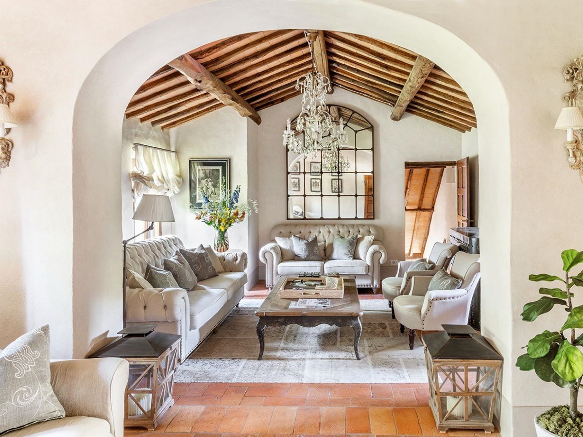 Living Room at La Tenuta in Tuscany
