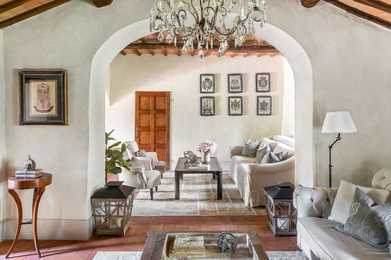 Sitting Room at La Tenuta in Tuscany