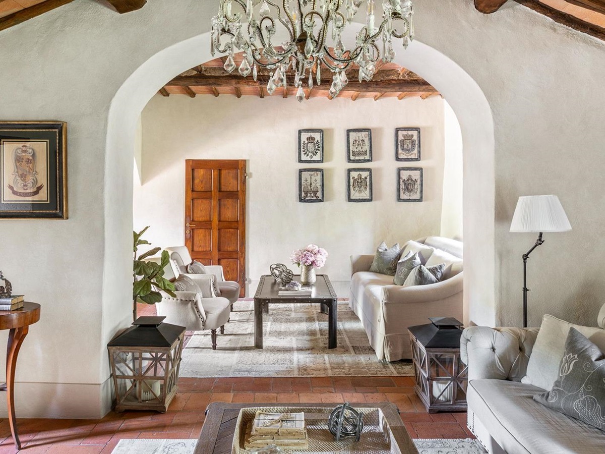 Sitting Room at La Tenuta in Tuscany