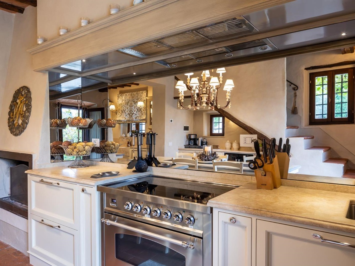 Kitchen at La Tenuta in Tuscany