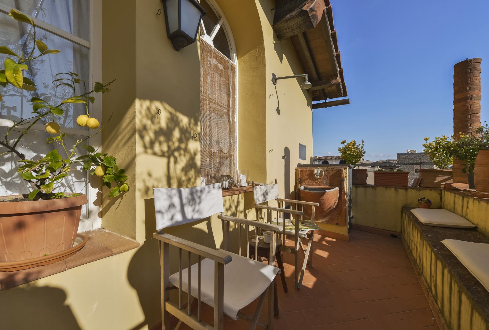 The Balcony of the Apartment