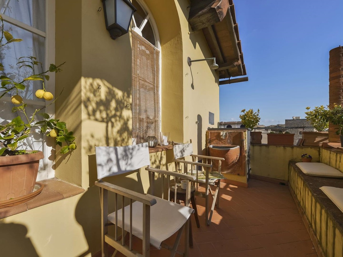 The Balcony of the Apartment