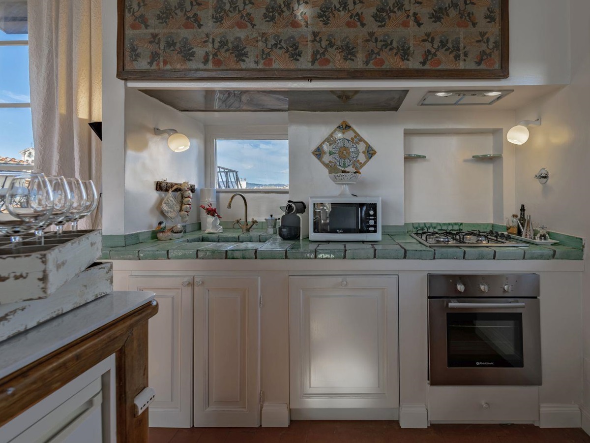 the Kitchen of the apartment