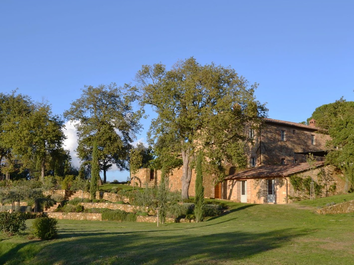 The gardens surrounding Podere Caterina