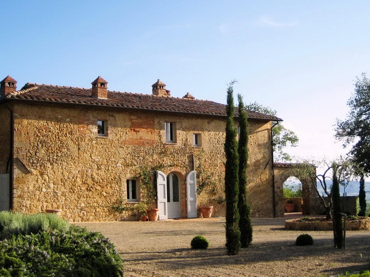 The facade of Podere Caterina