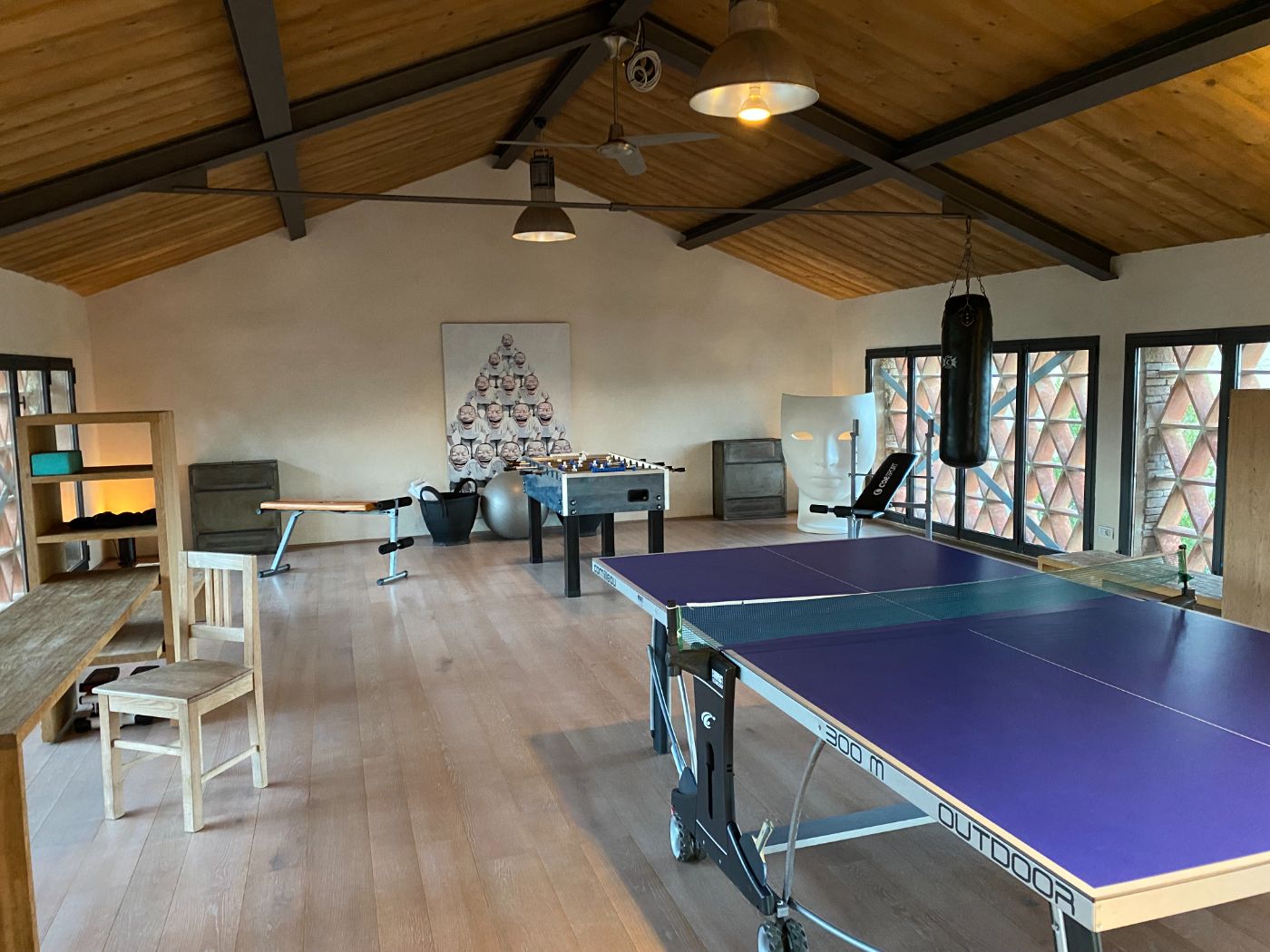 The leisure room at Podere Due Scale