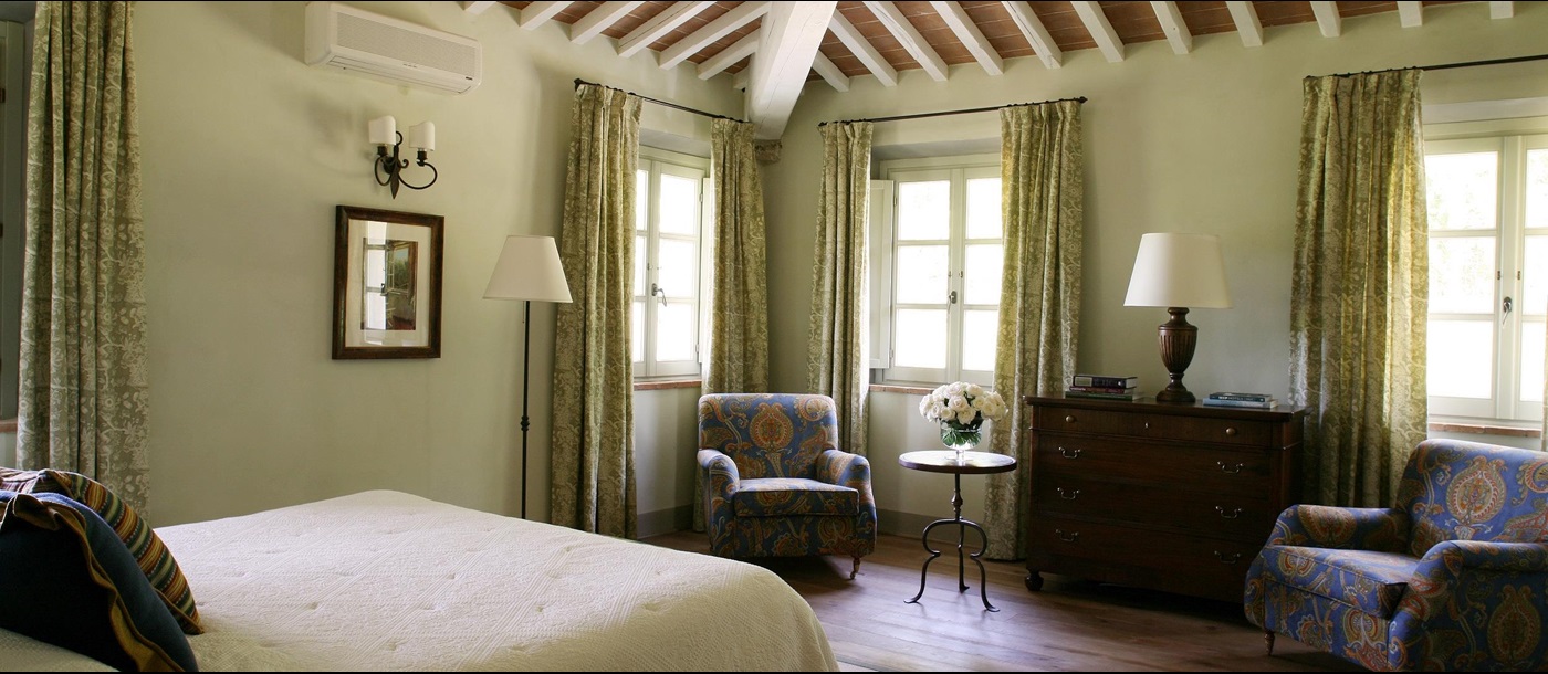 Double bedroom of Podere la Felicita, Tuscany
