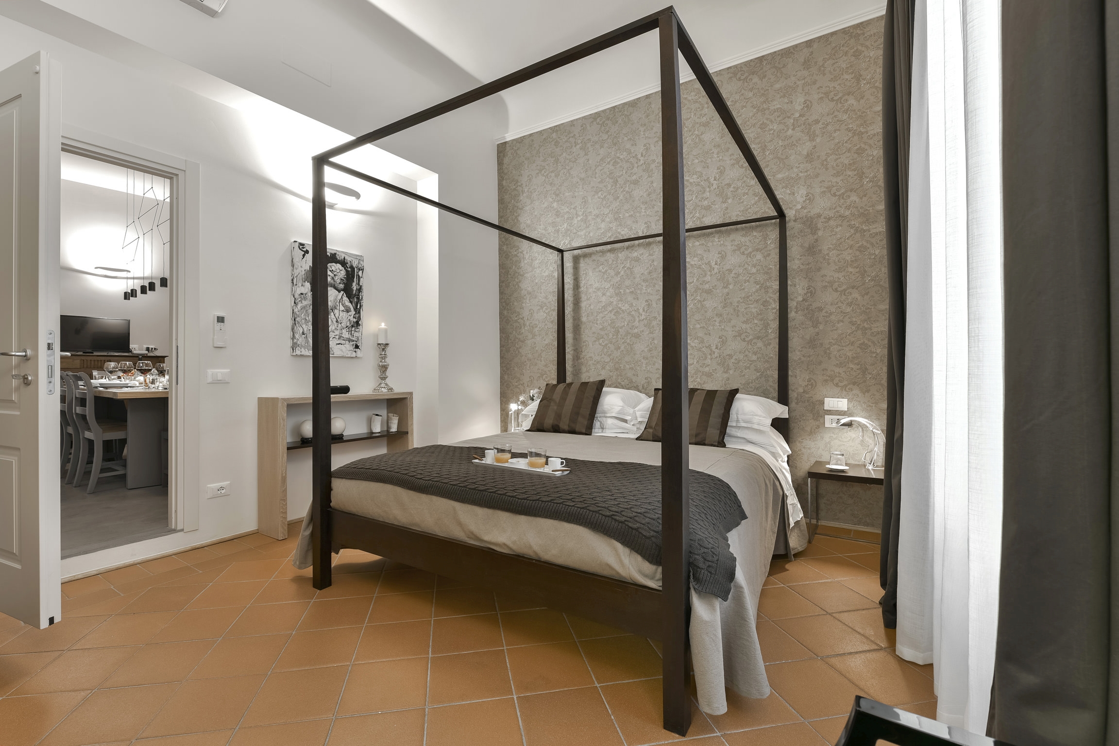 Double bedroom of Residenza dei Pitti, Tuscany