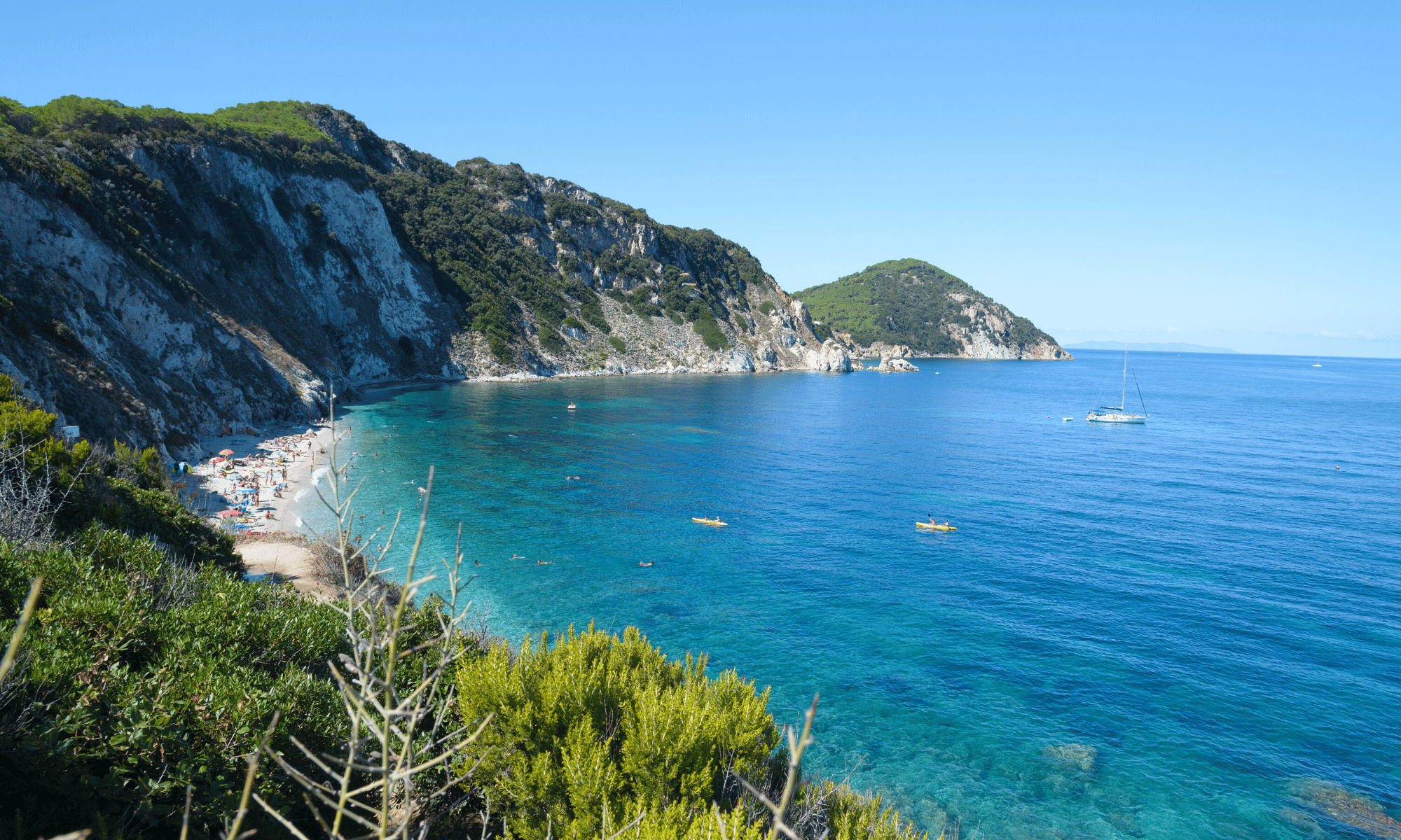 Sansone beach Elba island, Tuscany