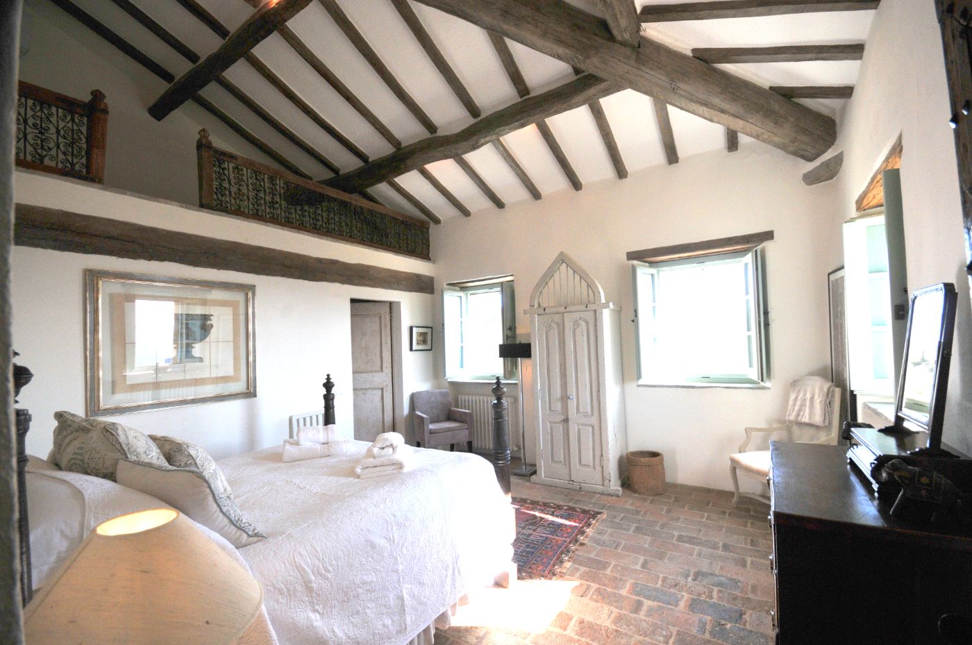 Bedroom 1 at Tenuta Cantata in Tuscany