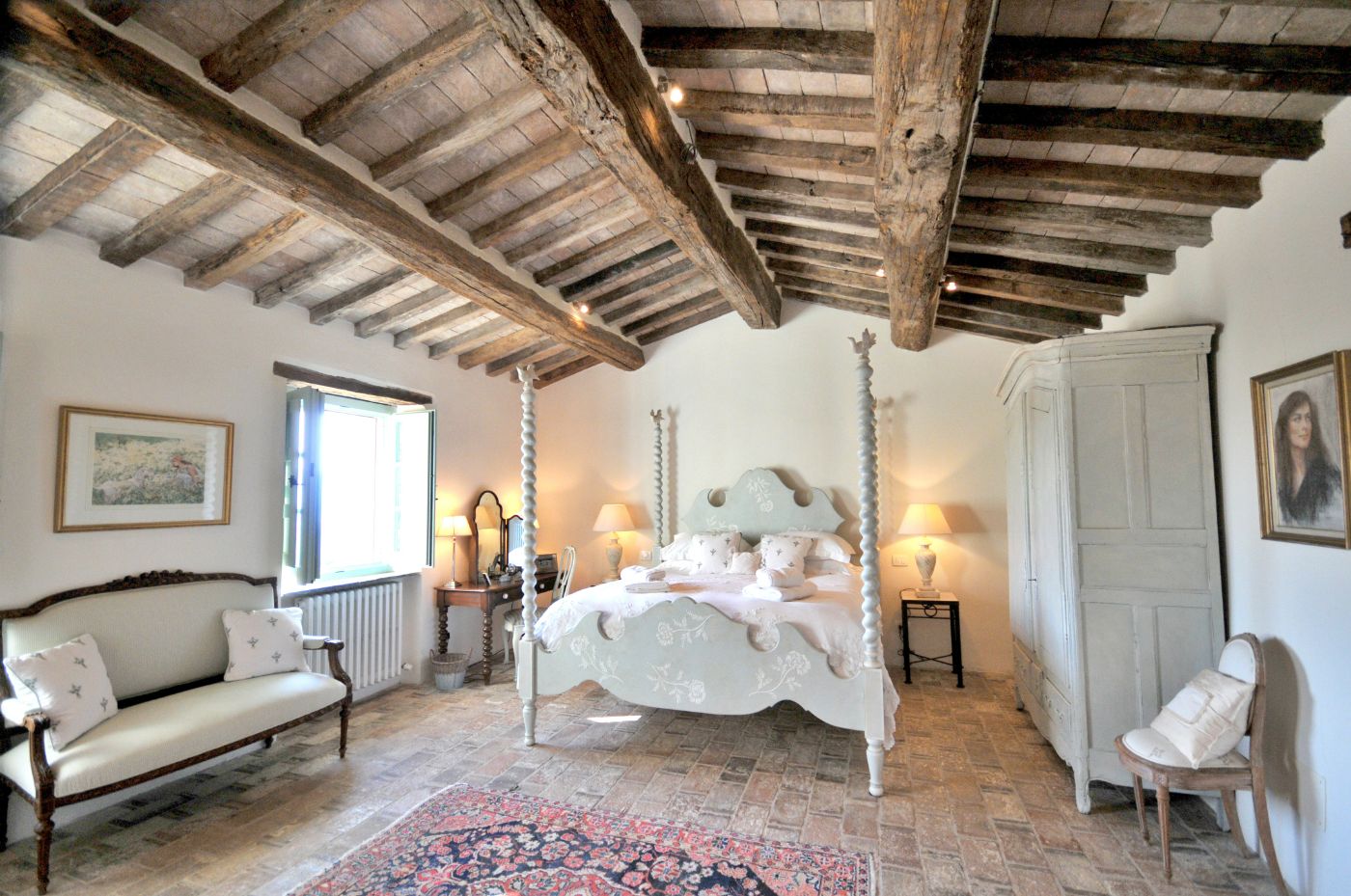 Bedroom 2 at Tenuta Cantata in Tuscany 