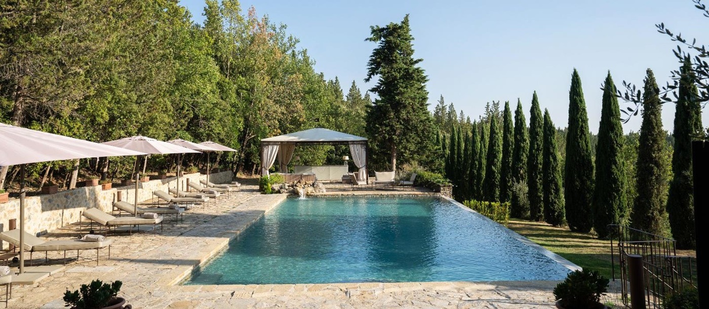 Poolside at Villa Ardore in Provence