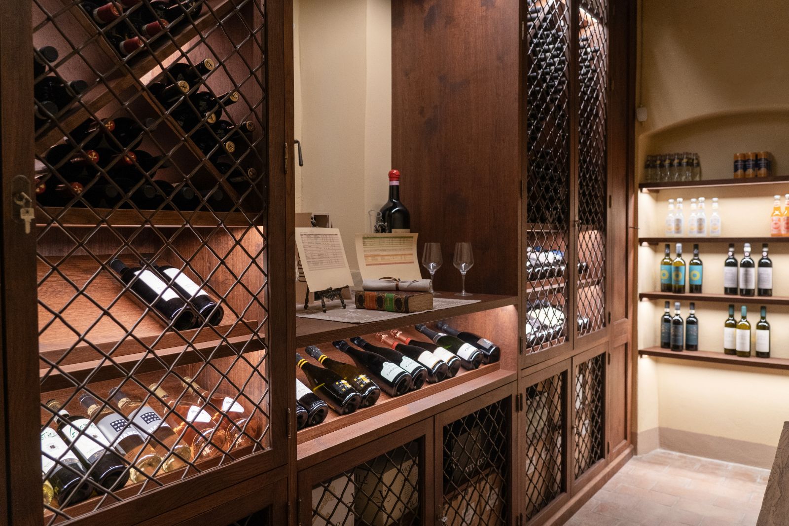 Wine Cellar at Villa Ardore in Provence