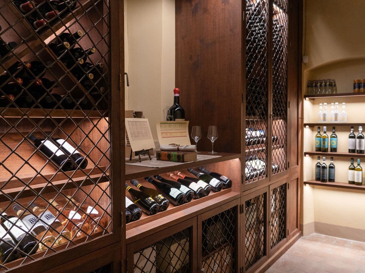 Wine Cellar at Villa Ardore in Provence