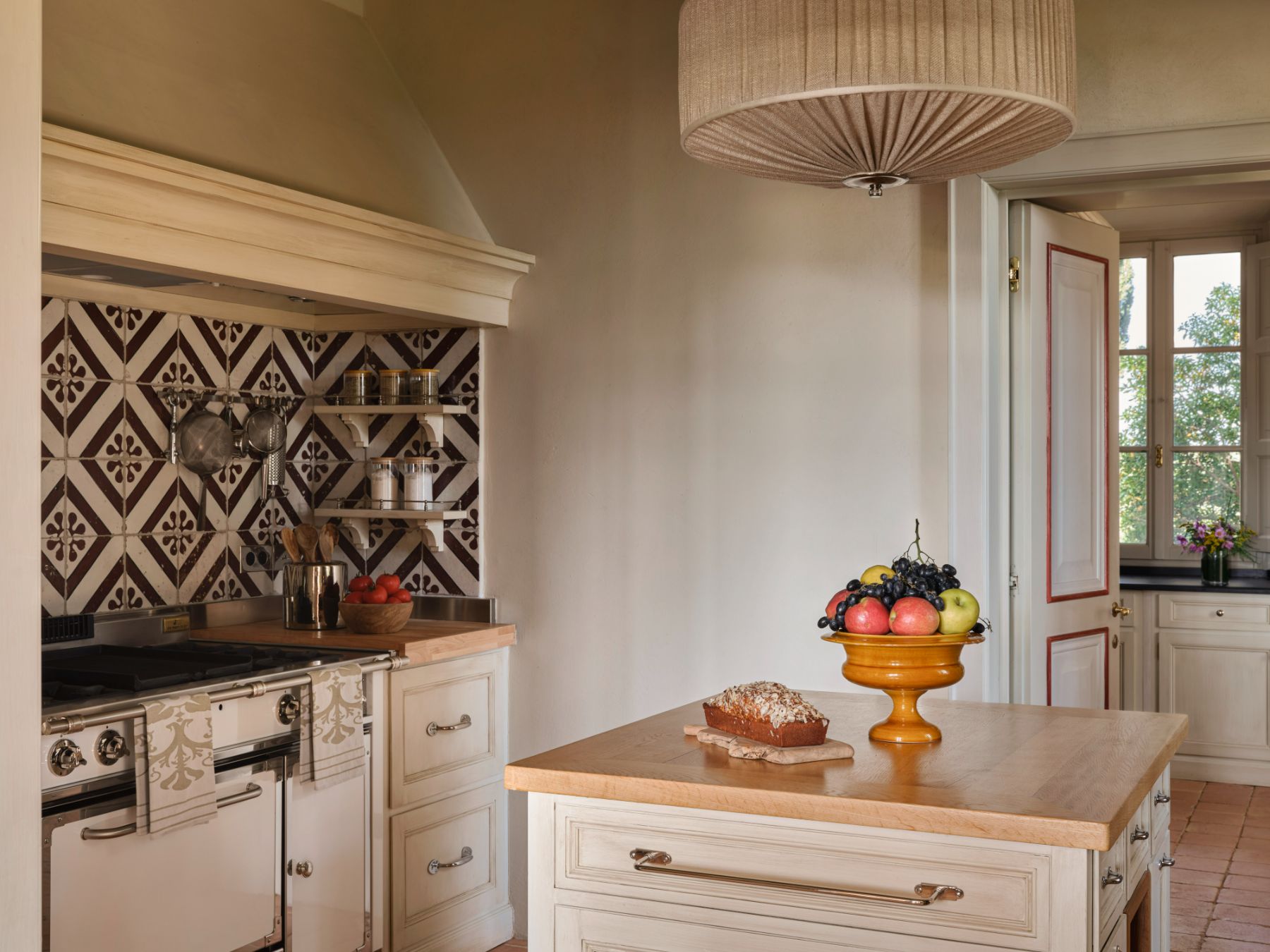 Kitchen at Villa Chiusa in Tuscany