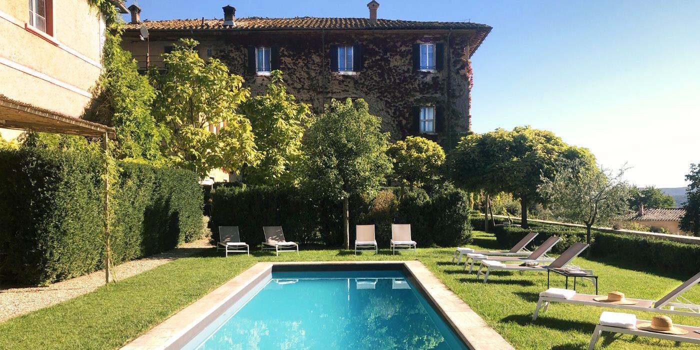 The pool at Villa Delle Vigne.