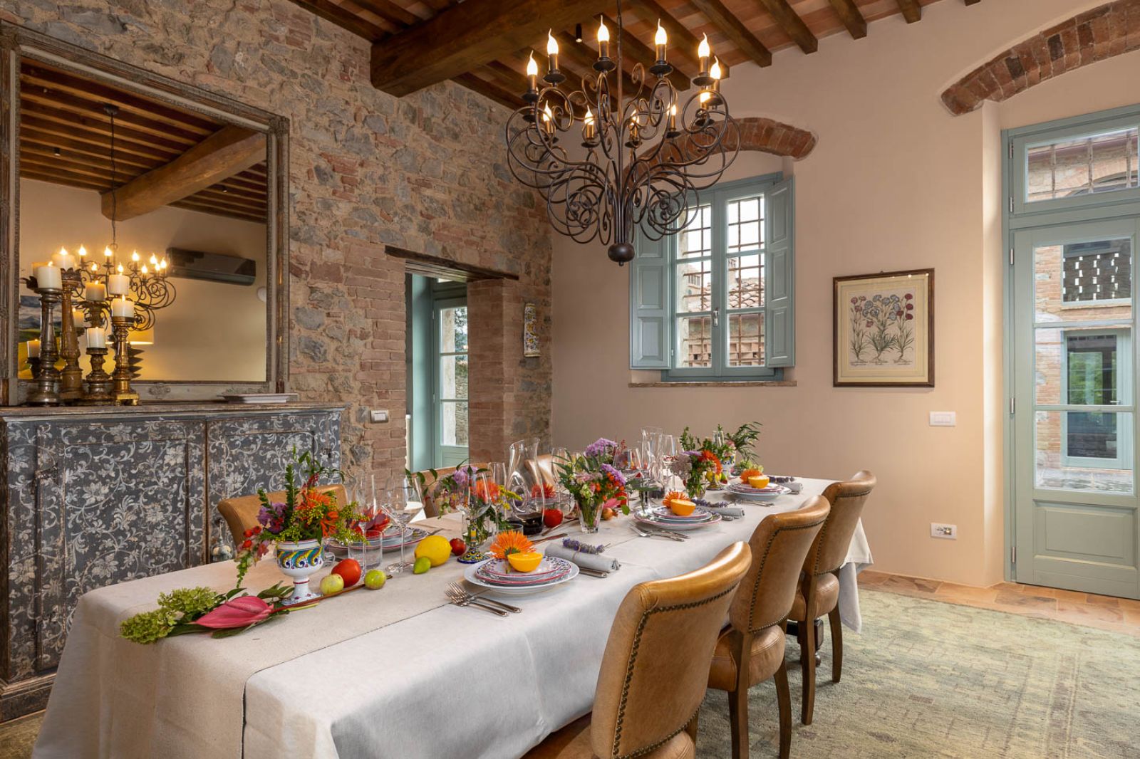 Villa-DElsa-Italy-Tuscany-Dining-Room