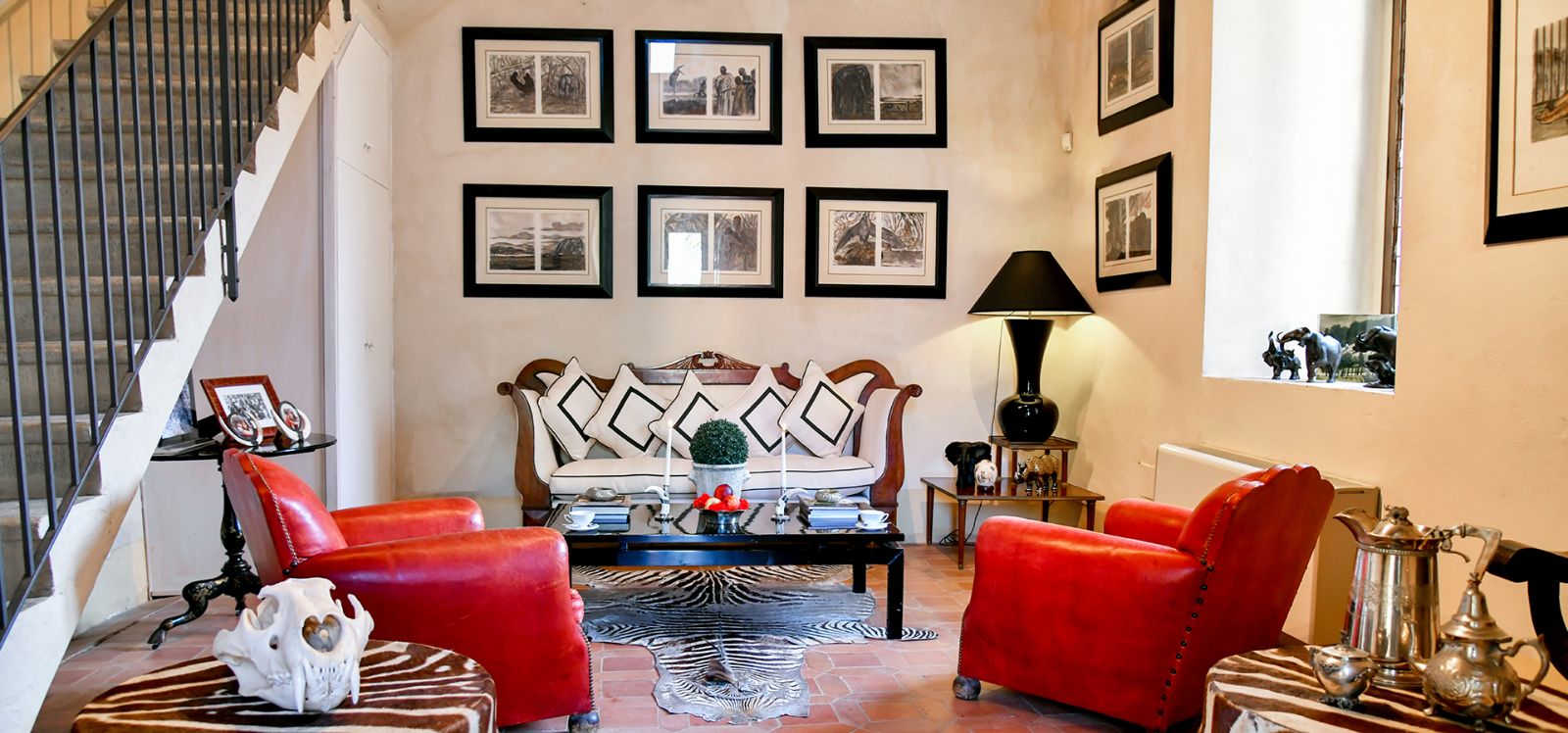 Foyer at Villa di Renai in Tuscany