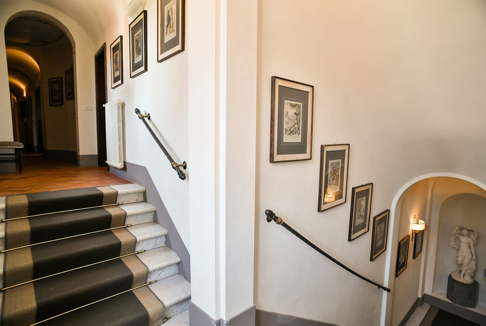 Staircase at Villa di Renai in Tuscany