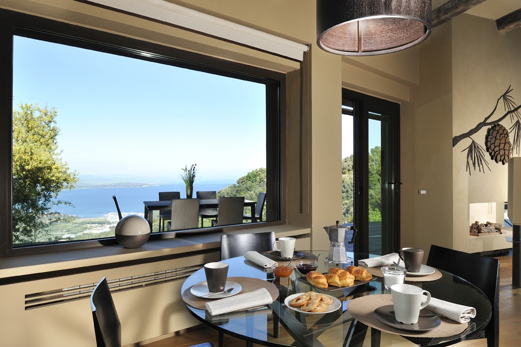 Living room of Villa Il Golfo, Tuscany