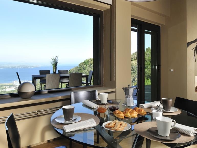 Living room of Villa Il Golfo, Tuscany