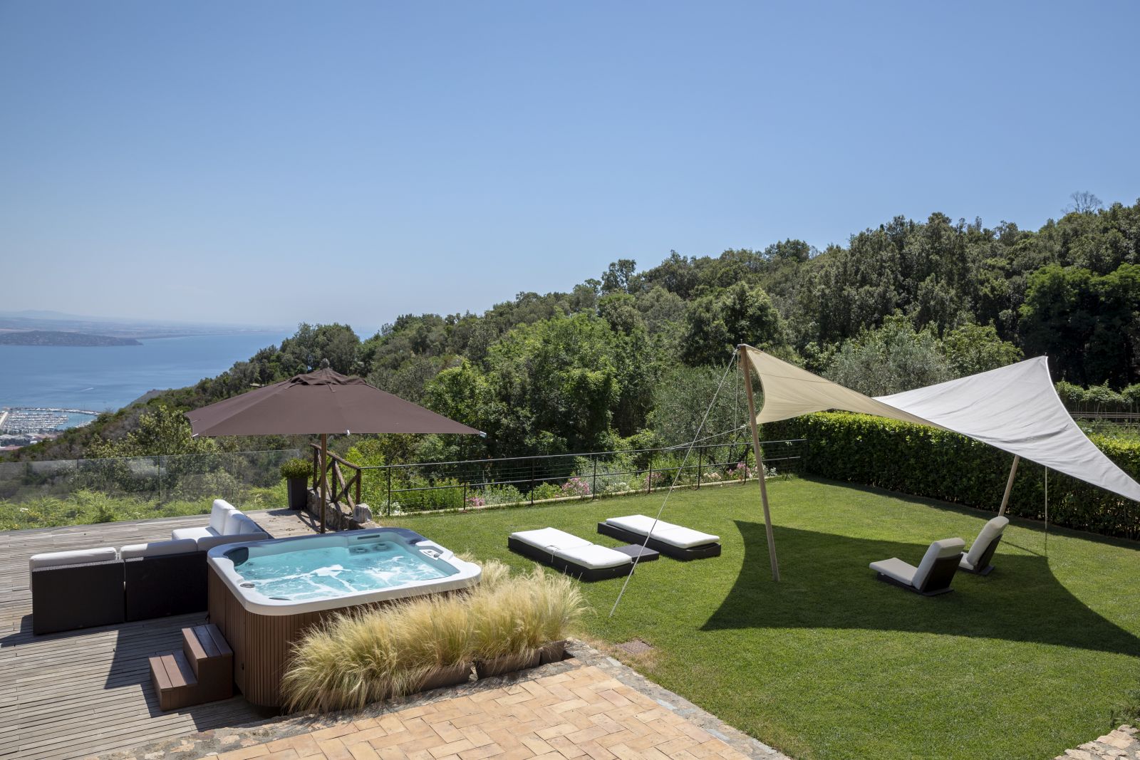 the garden at villa il golfo tuscany