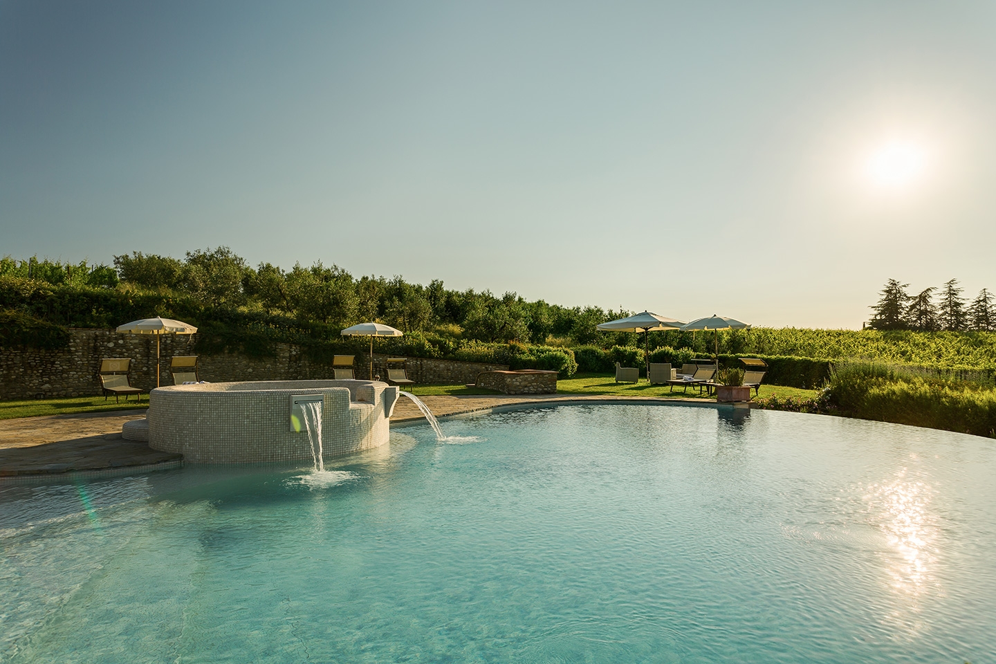 Swimming pool of Villa Il Sole, Tuscany