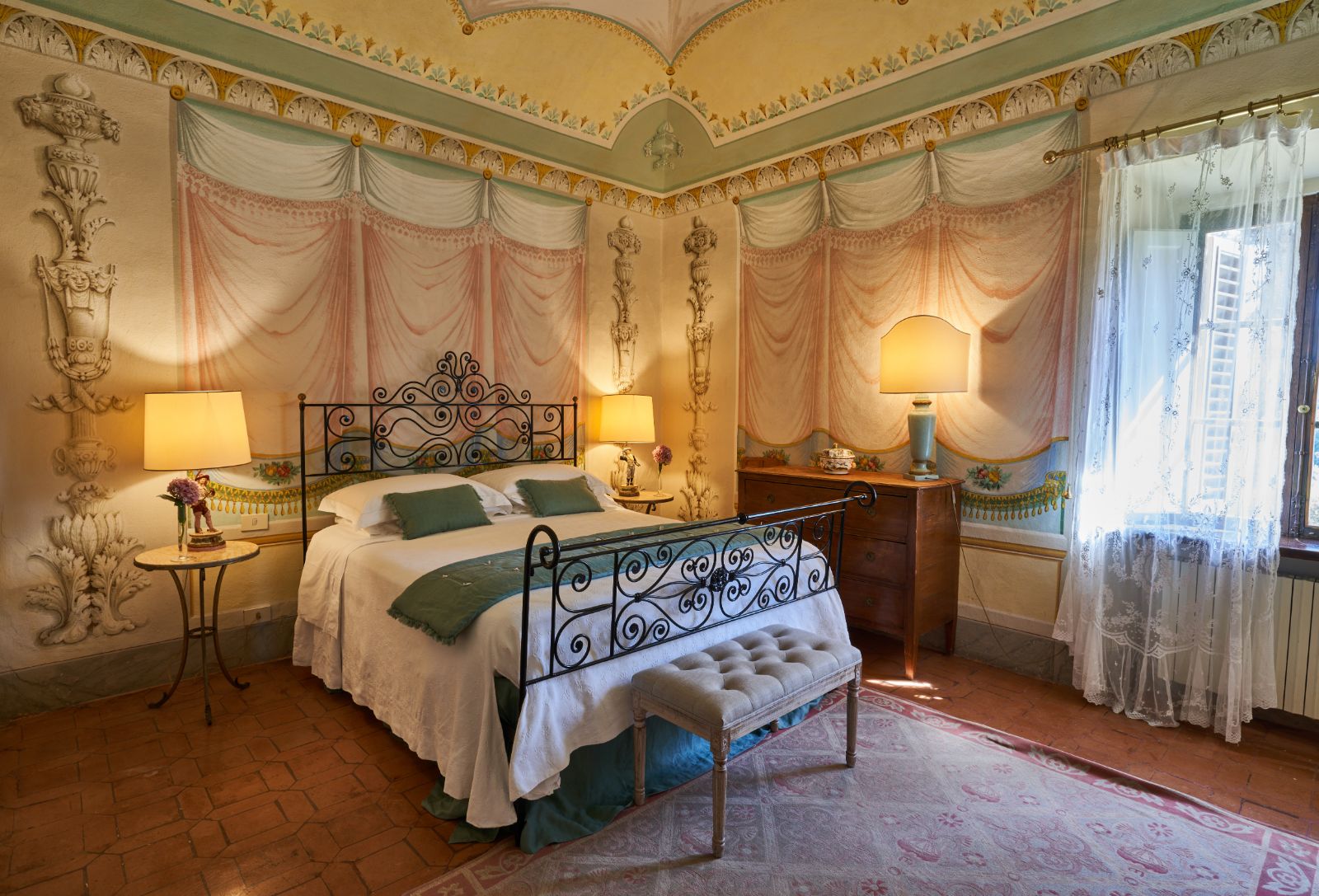 Bedroom Two at Villa Isabella in Tuscany