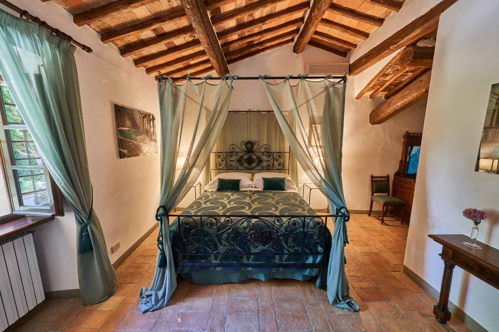 Bedroom Five at Villa Isabella in Tuscany