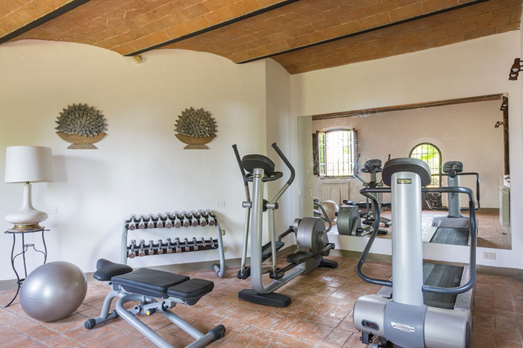 Gym at Villa Isabella in Tuscany, Italy