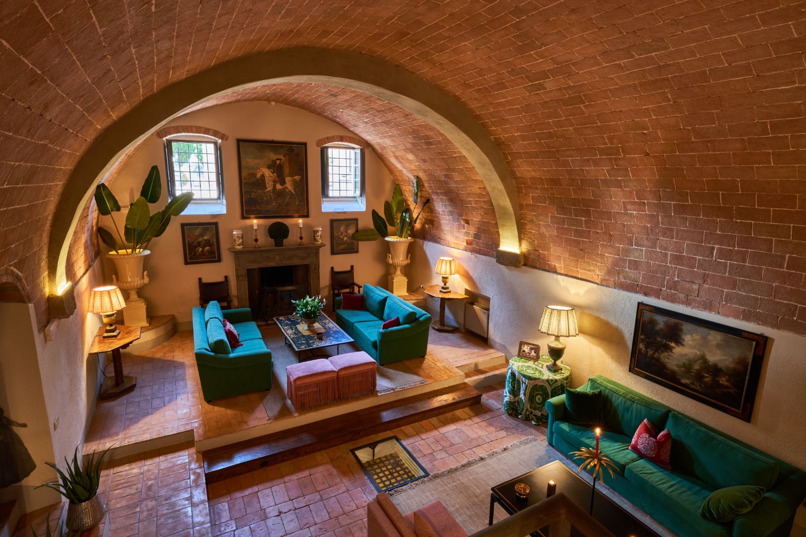 Living Room at Villa Isabella in Tuscany