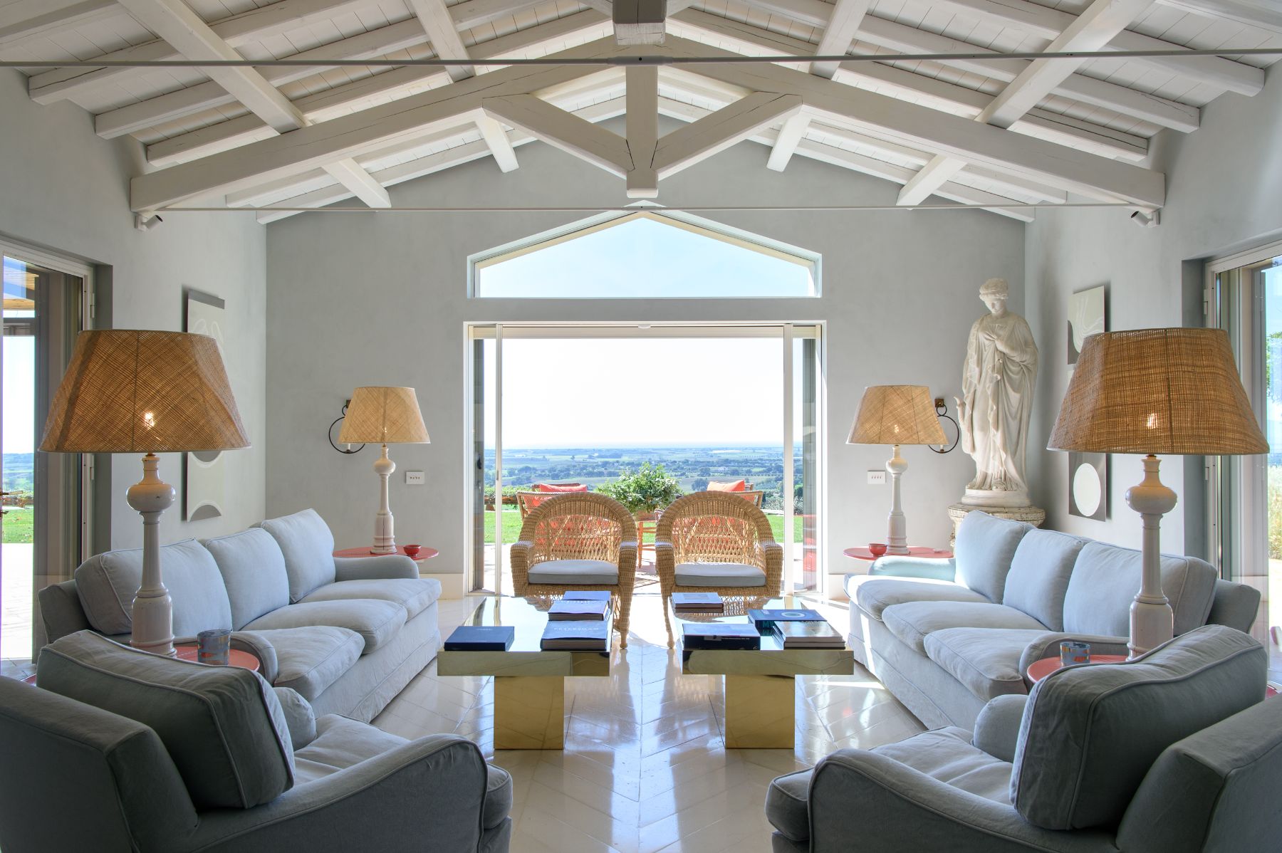 Sitting Room at Villa Jacaranda in Tuscany 