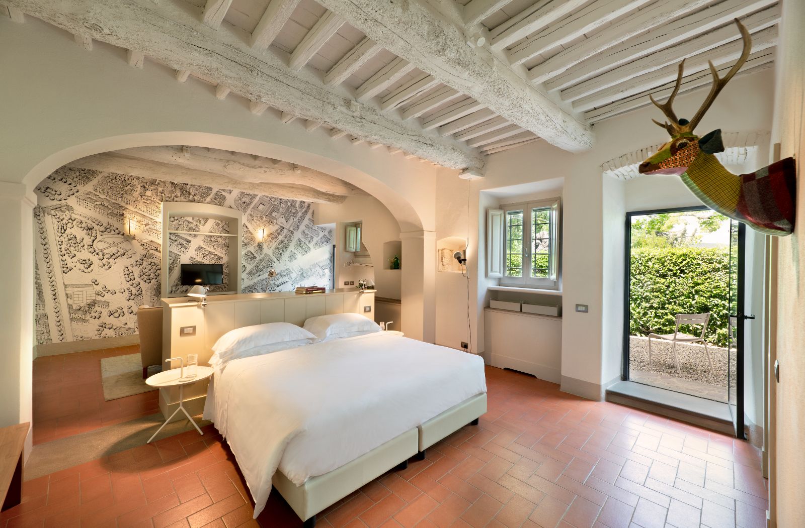 Bedroom at Villa Luce in Tuscany