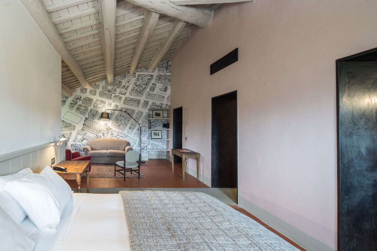 Bedroom at Villa Luce in Tuscany