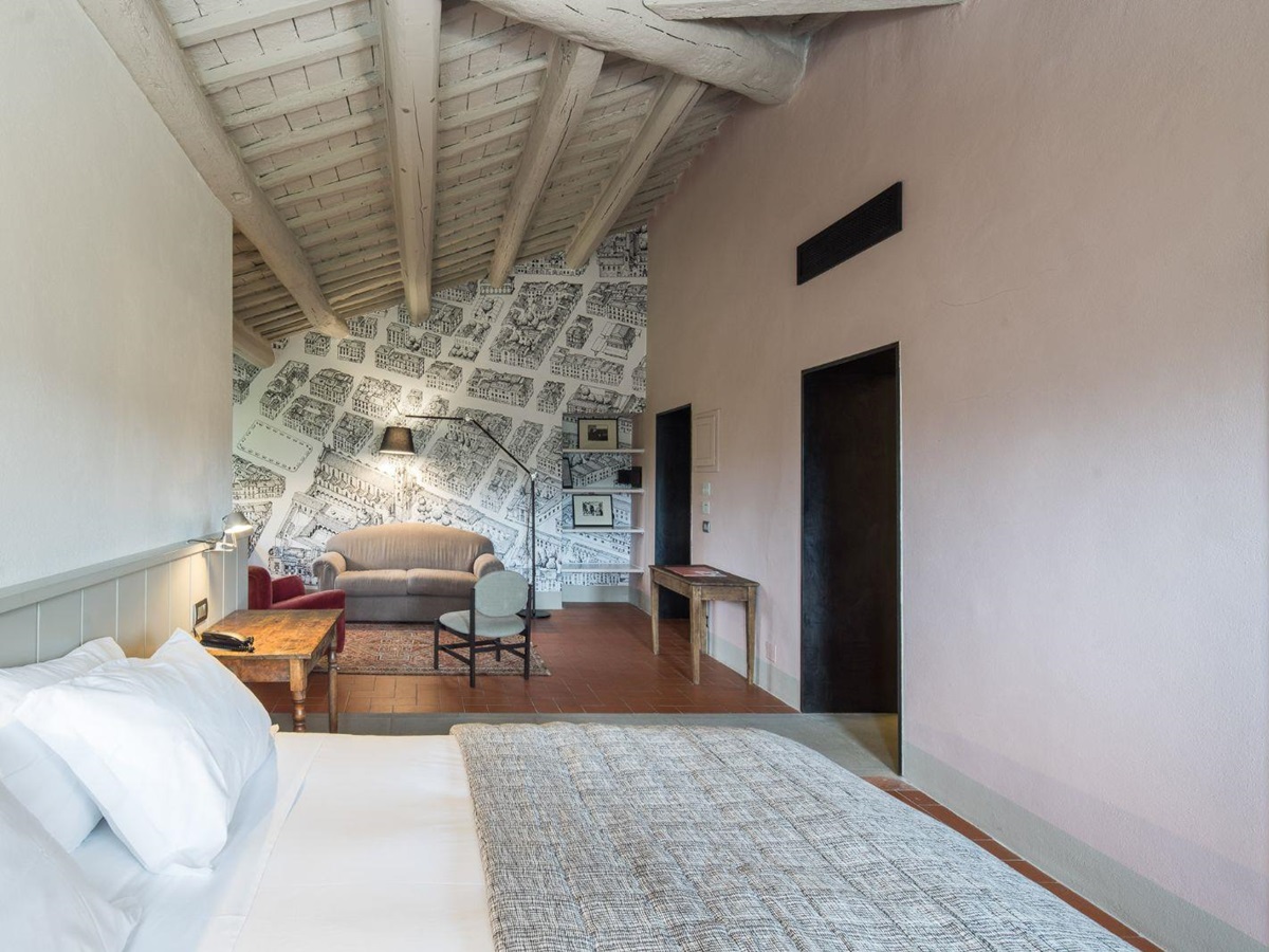 Bedroom at Villa Luce in Tuscany
