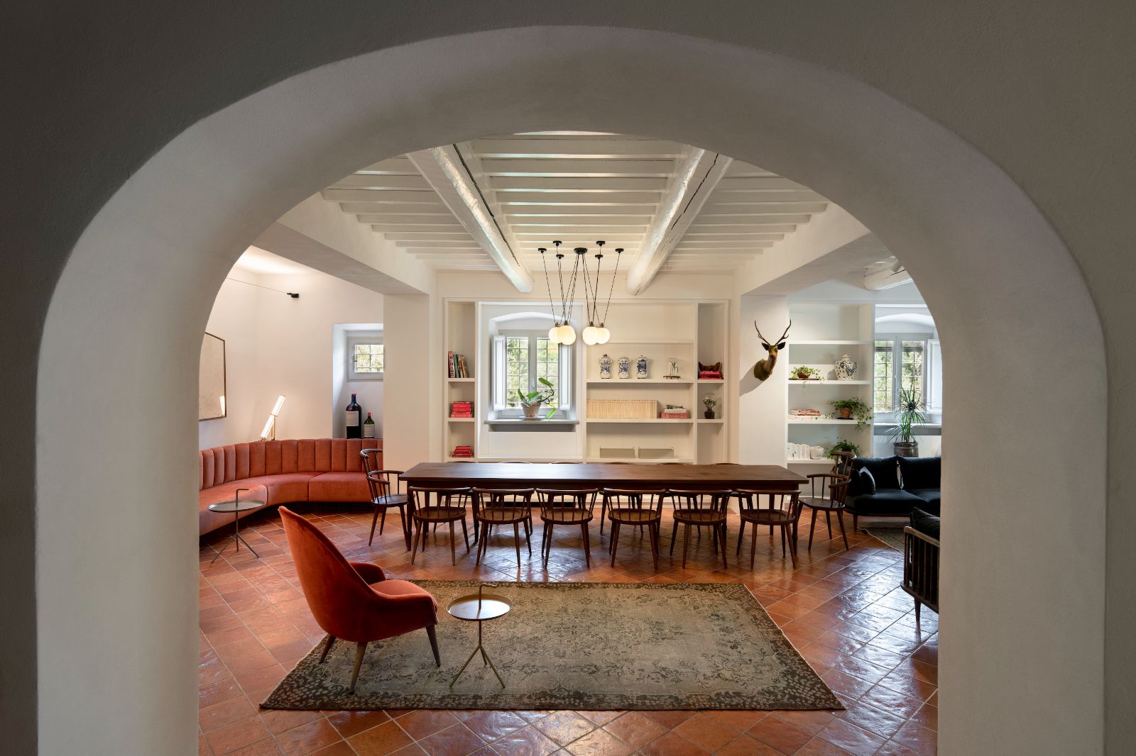 Dining Room at Villa Luce in Tuscany