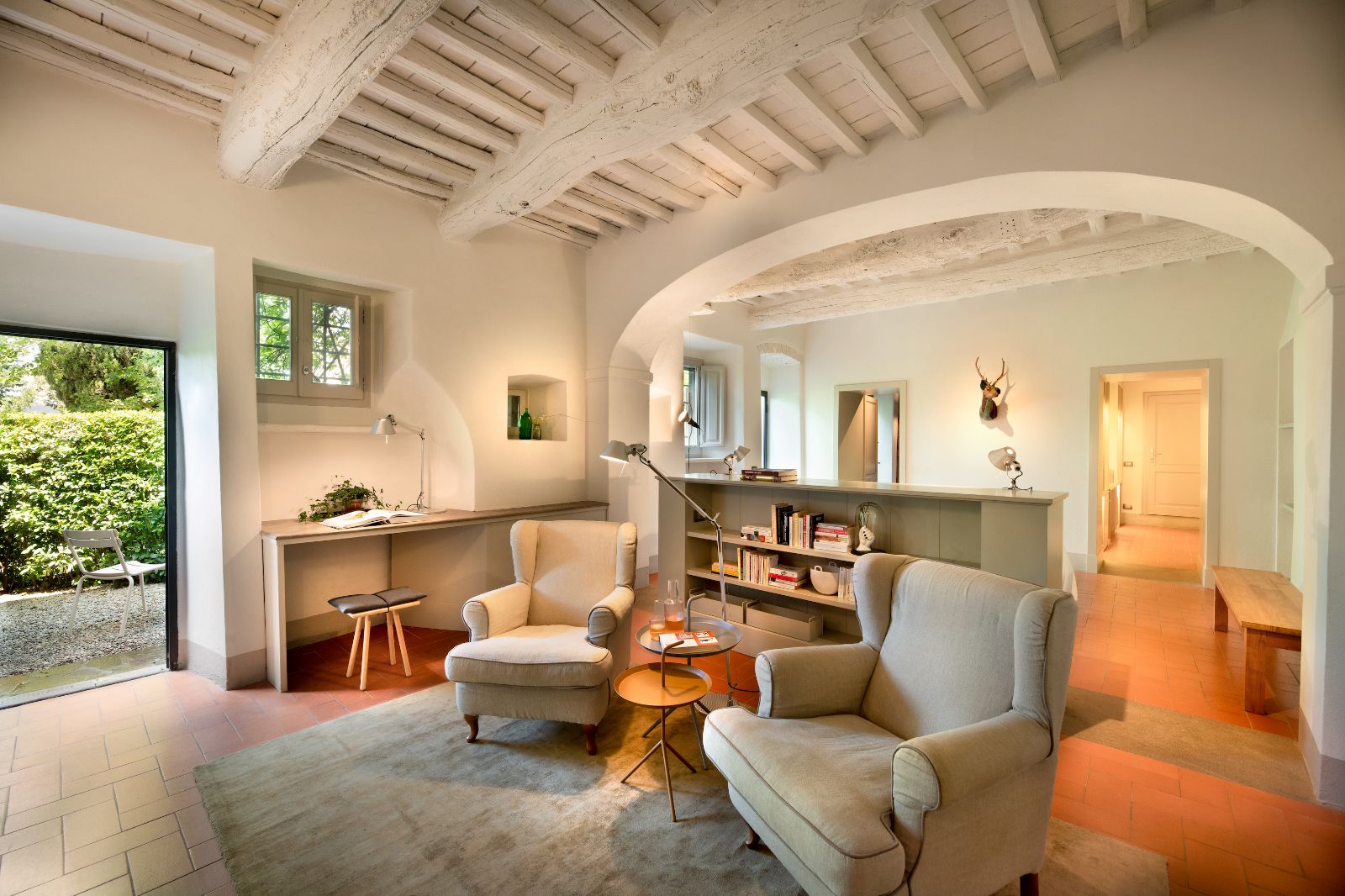 Sitting Room at Villa Luce in Tuscany